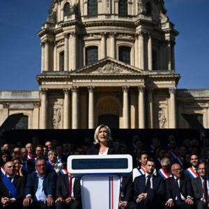 Marine Le Pen’s ‘Witch Hunt’ Talk Echoes Trump. Will It Work in France?