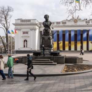 A Push to Remove Symbols of Imperial Russia Divides Odesa, Ukraine